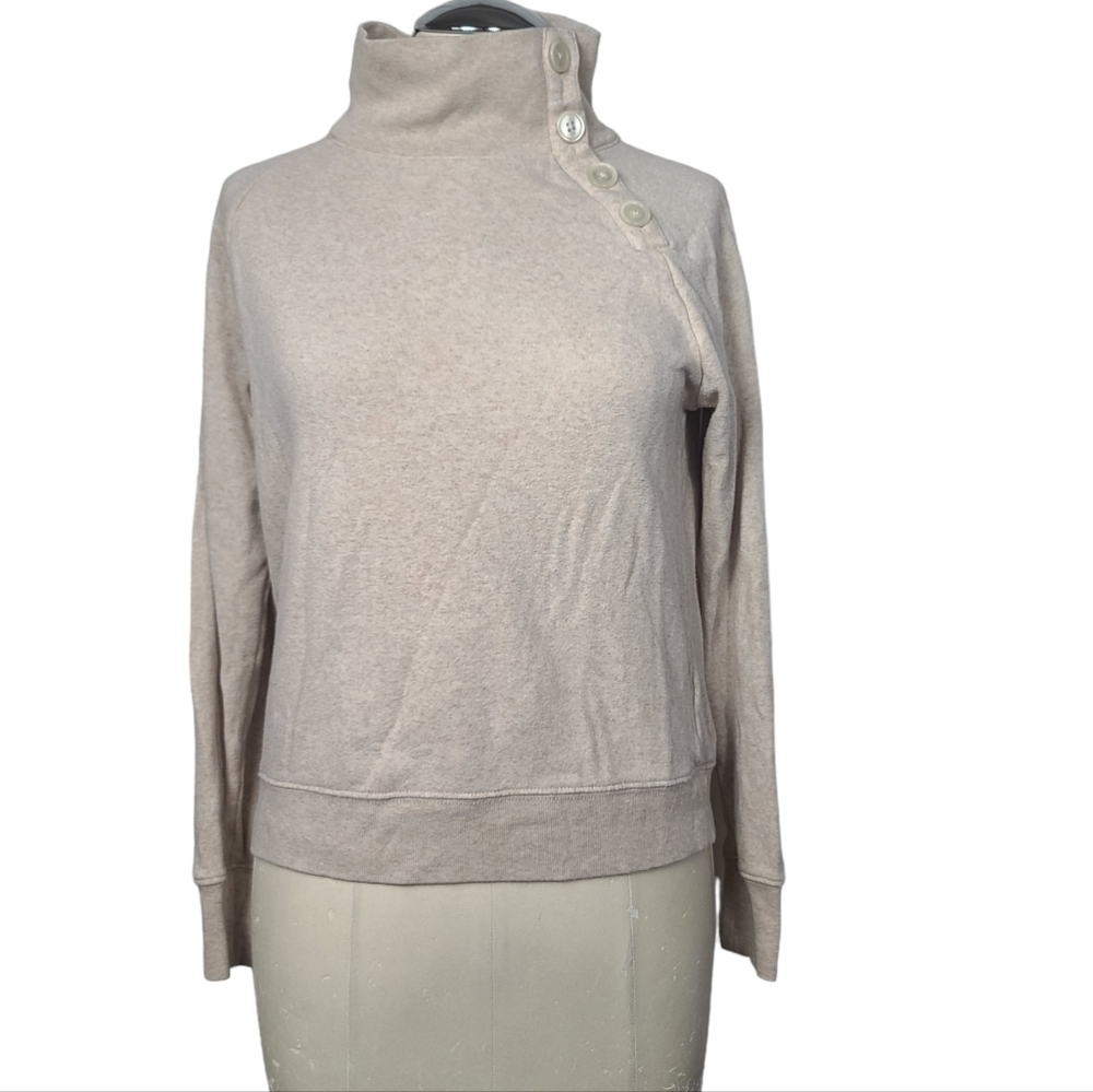 J. Crew Factory Turtleneck Button Down Neckline Sweater XXS